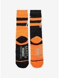 Naruto Shippuden Two-Tone Logo Crew Socks, , alternate