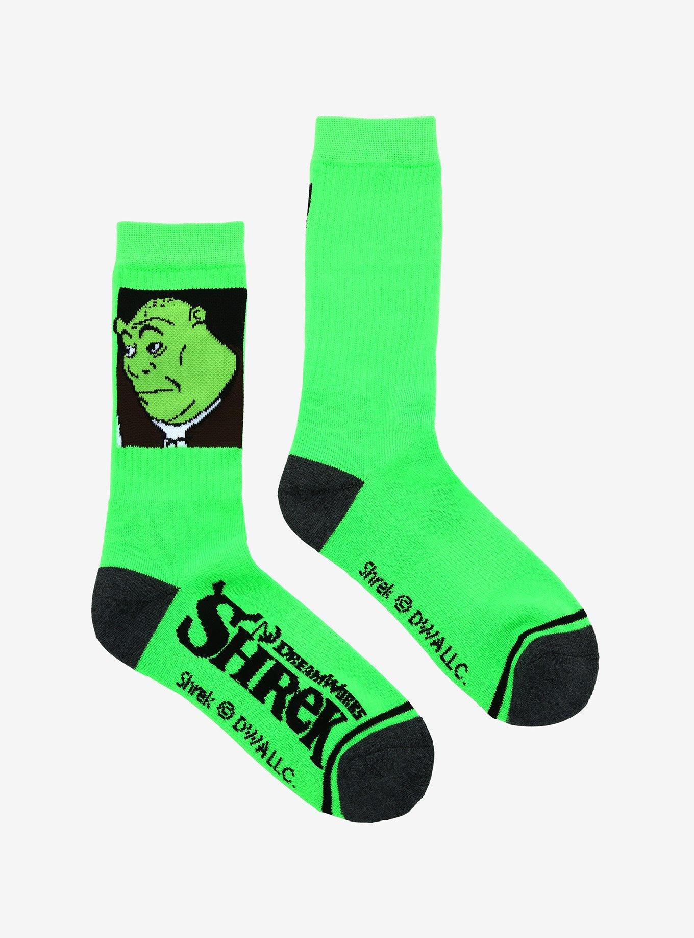 Shrek Meme Crew Socks