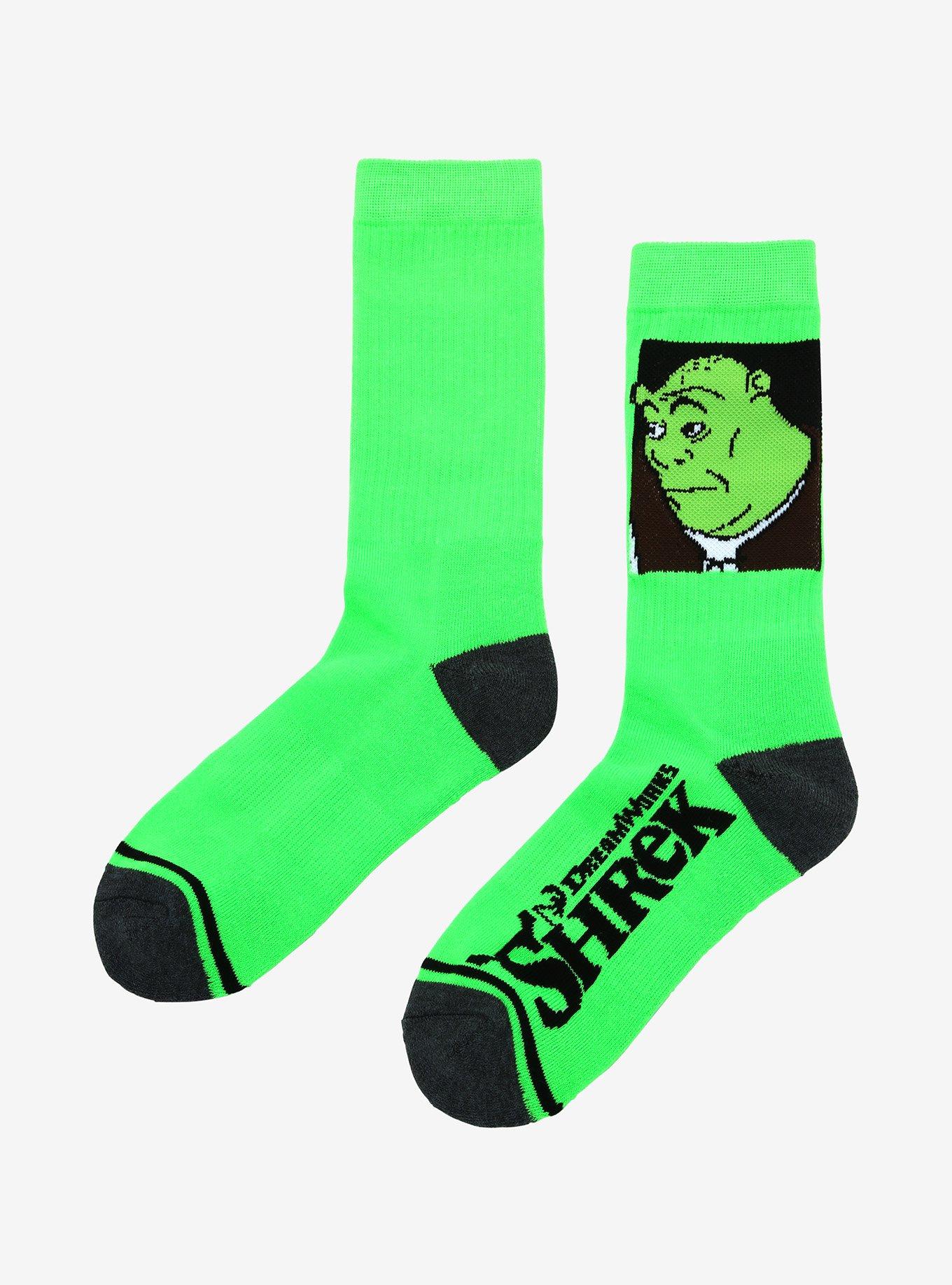 Shrek Meme Crew Socks