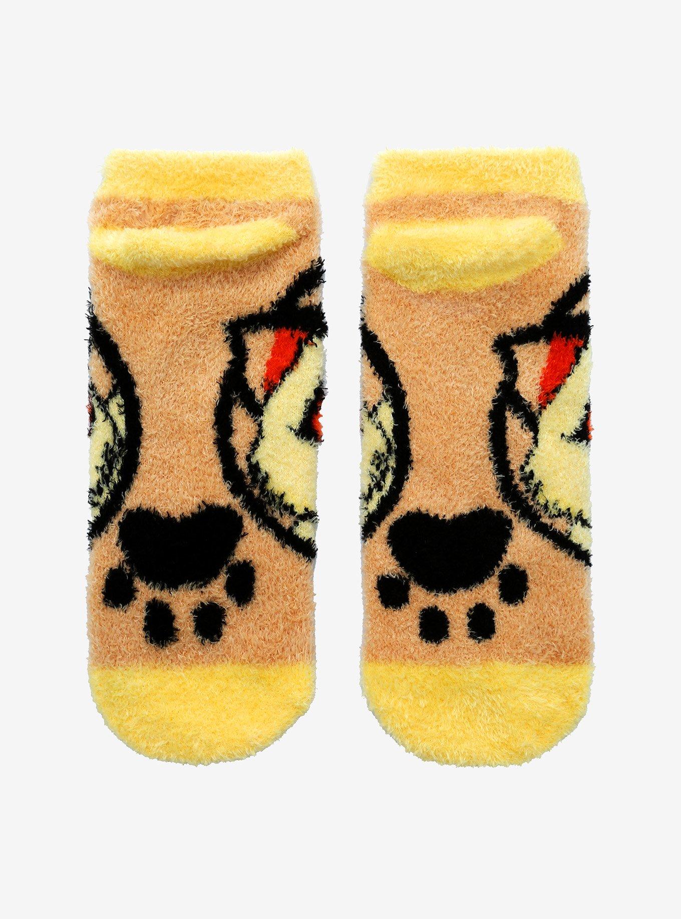 InuYasha Kirara Fuzzy No-Show Socks, , alternate