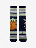 Star Wars The Mandalorian The Child Stripe Crew Socks, , alternate
