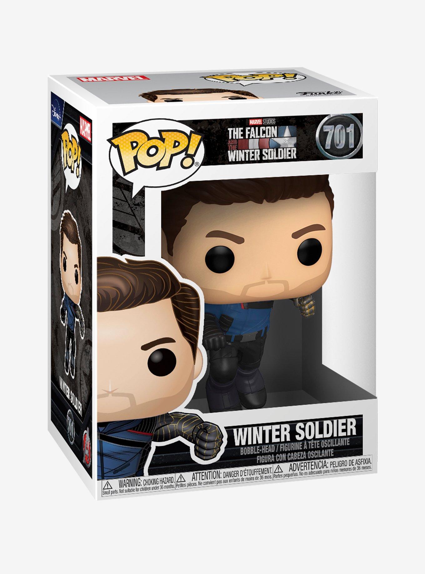 Funko Marvel The Falcon And The Winter Soldier Pop! Winter Soldier Vinyl Bobble-Head, , alternate