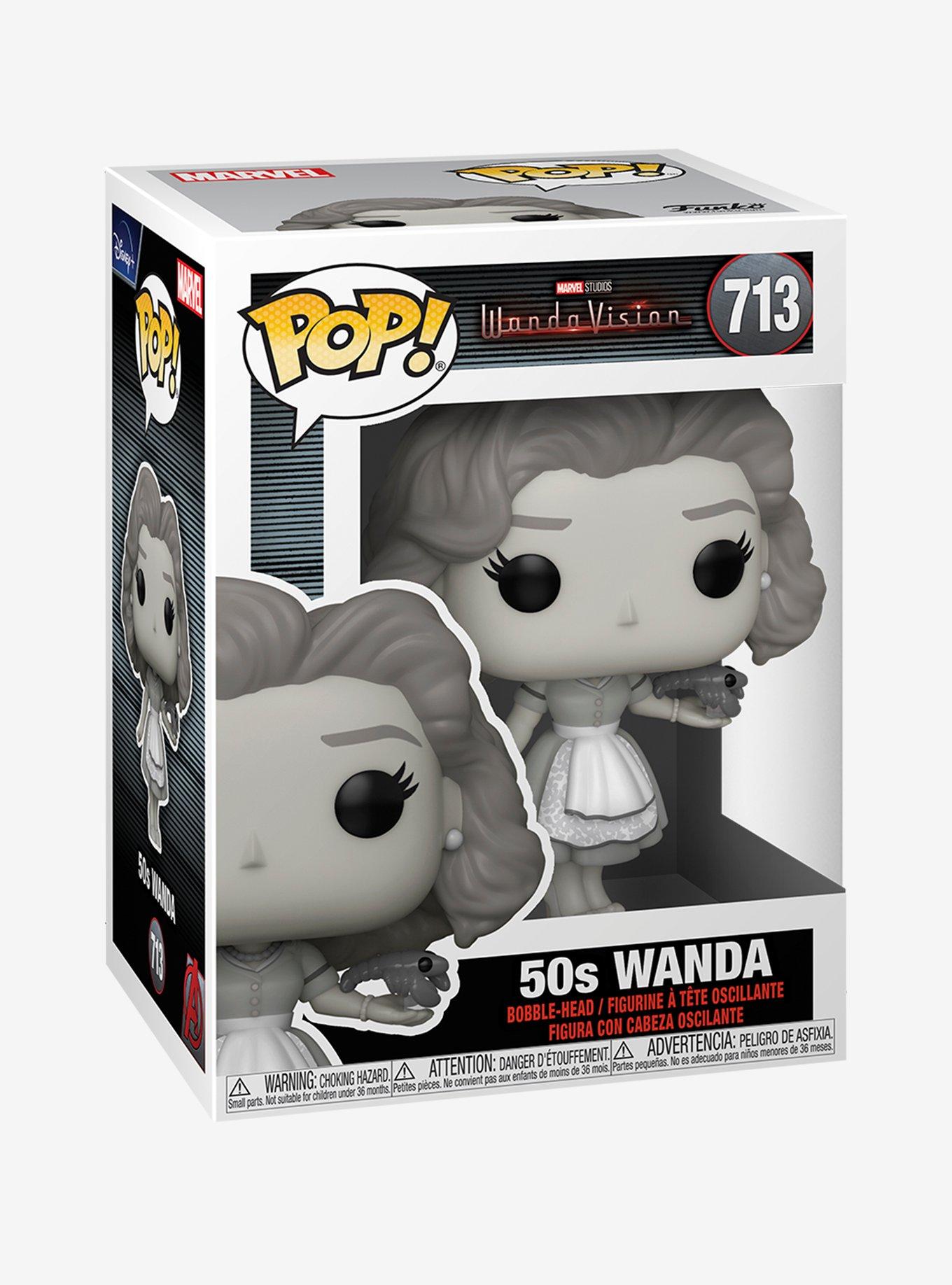 Funko Marvel WandaVision Pop! 50s Wanda Vinyl Bobble-Head, , alternate