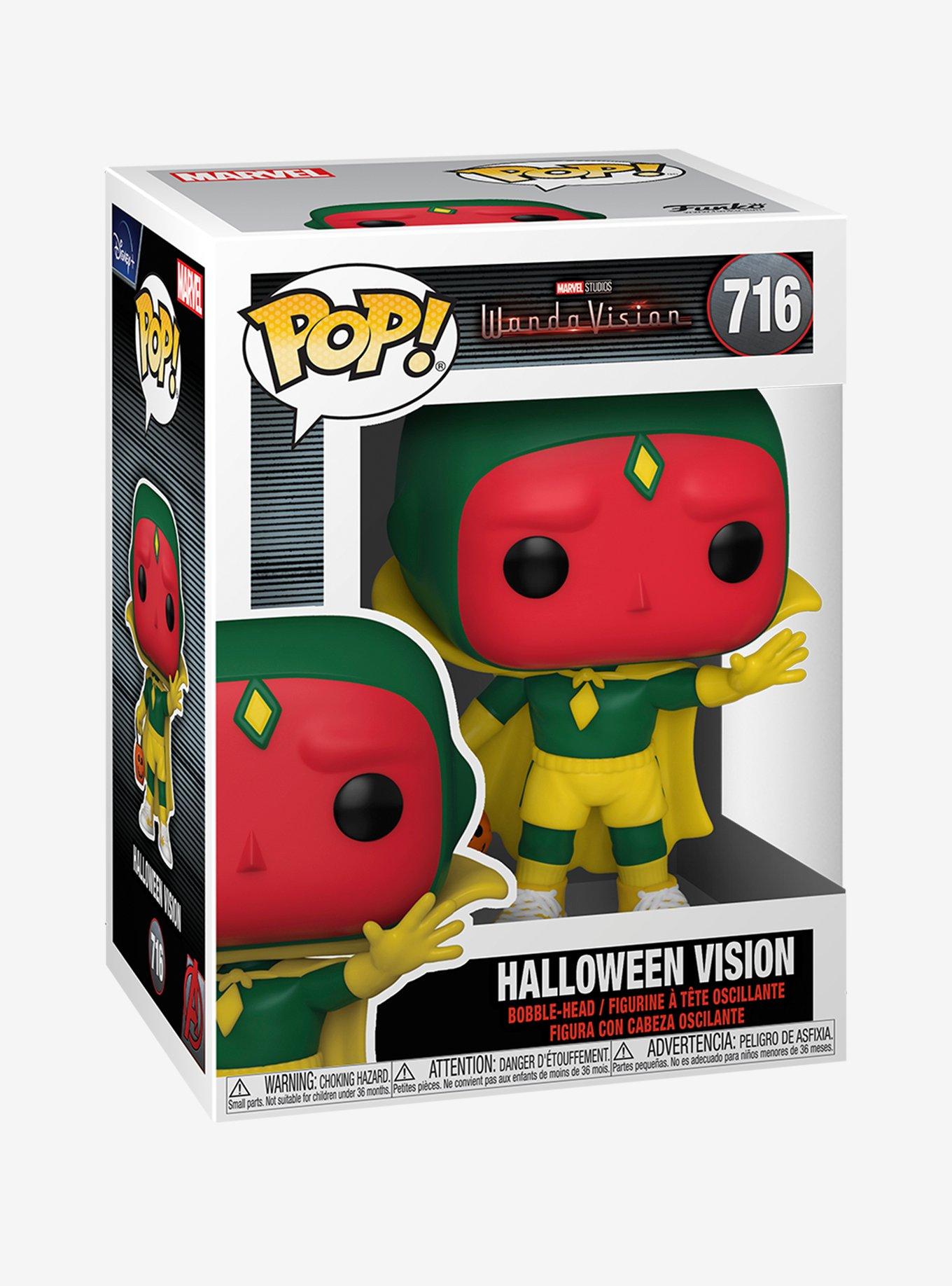 Funko Marvel WandaVision Pop! Halloween Vision Vinyl Bobble-Head, , alternate