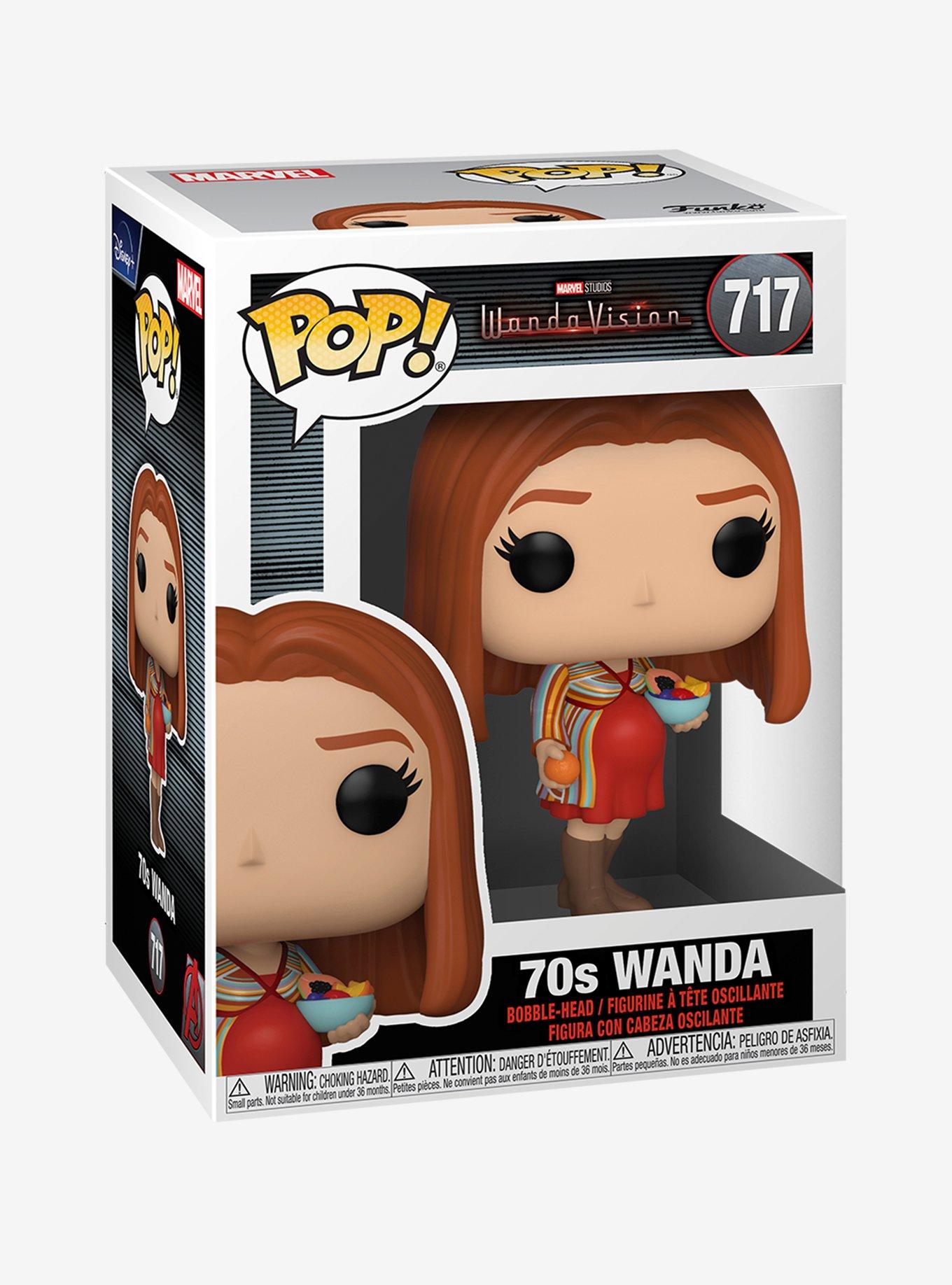 Funko Marvel WandaVision Pop! 70s Wanda Vinyl Bobble-Head, , alternate