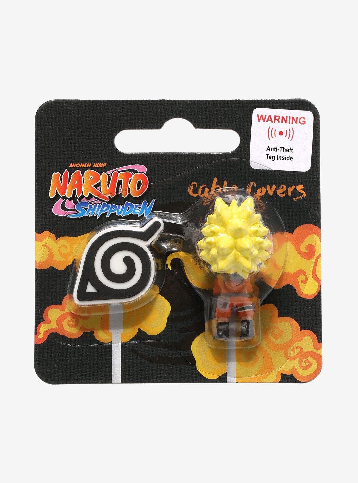 Naruto Shippuden Hidden Leaf Symbol & Naruto Cable Cover Set, , alternate