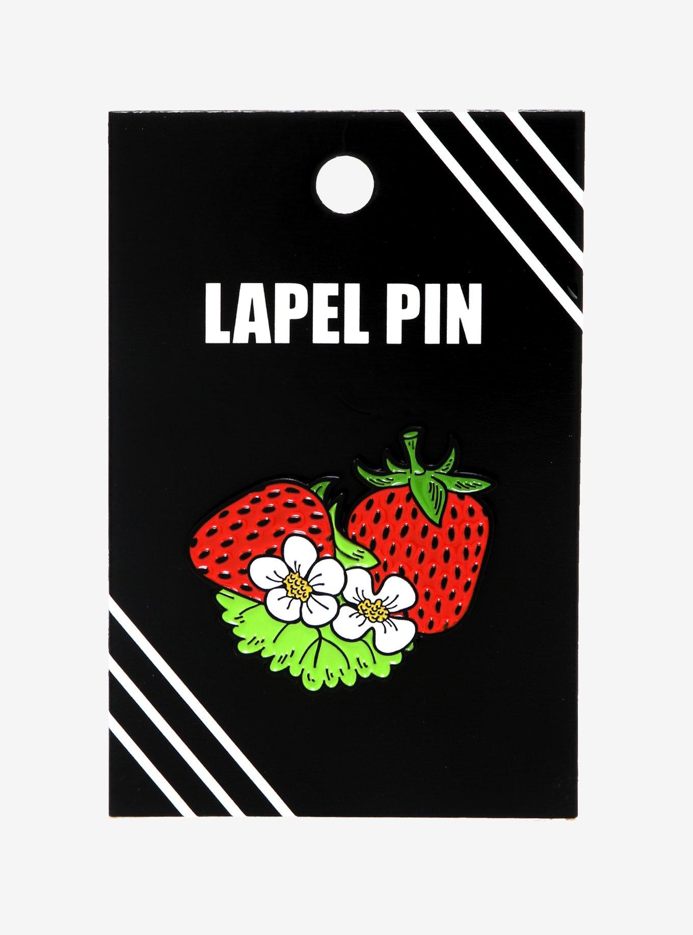 Strawberry Enamel Pin, , alternate