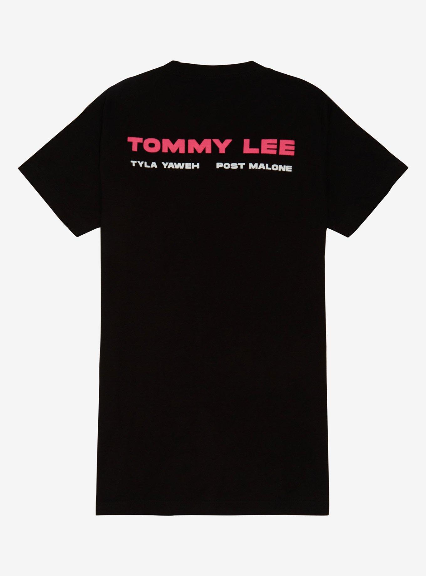 Post Malone & Tyla Yaweh Tommy Lee T-Shirt, BLACK, alternate