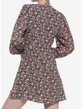 Daisy Street Floral Print Long-Sleeve Wrap Dress, ABSTRACT, alternate