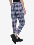 Daisy Street Purple Plaid Trouser, PLAID, alternate