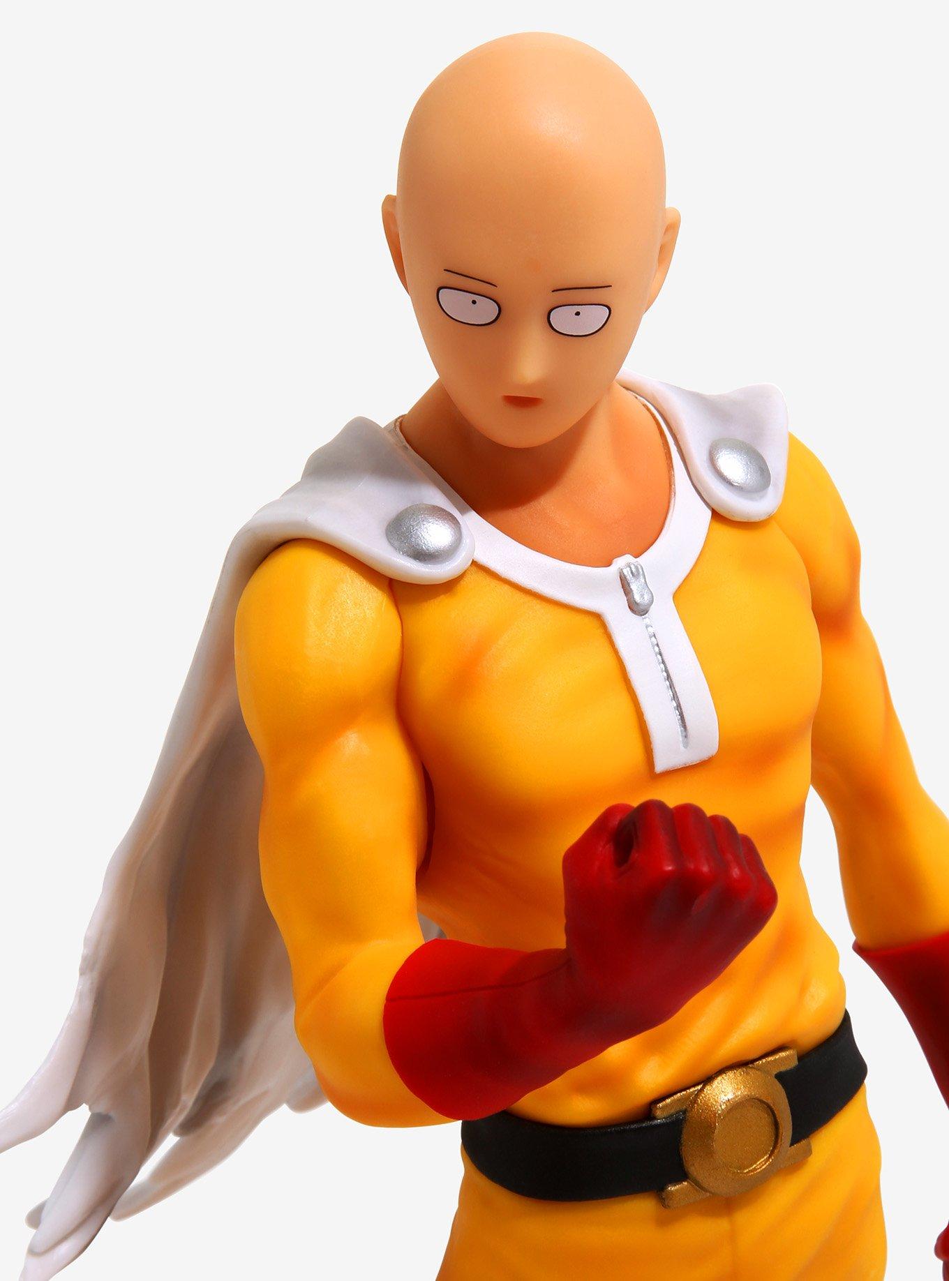 Bandai Spirits One-Punch Man Inchibansho Saitama (Normal Face) Figure, , alternate