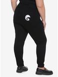 The Nightmare Before Christmas Embroidered Skinny Jeans Plus Size, BLACK, alternate