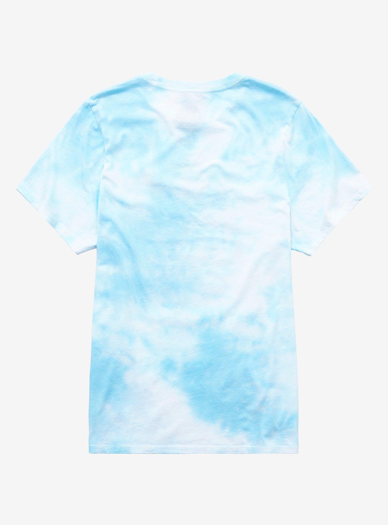 Studio Ghibli Spirited Away Haku Dragon Tie-Dye Boyfriend Fit Girls T-Shirt, MULTI, alternate