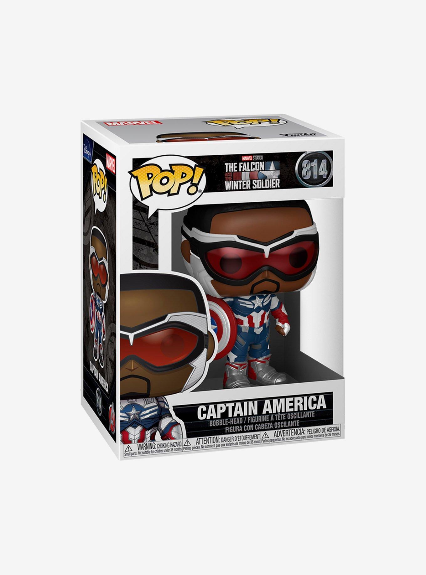 Funko Pop! Marvel The Falcon and the Winter Soldier Captain America Vinyl Bobble-Head, , alternate