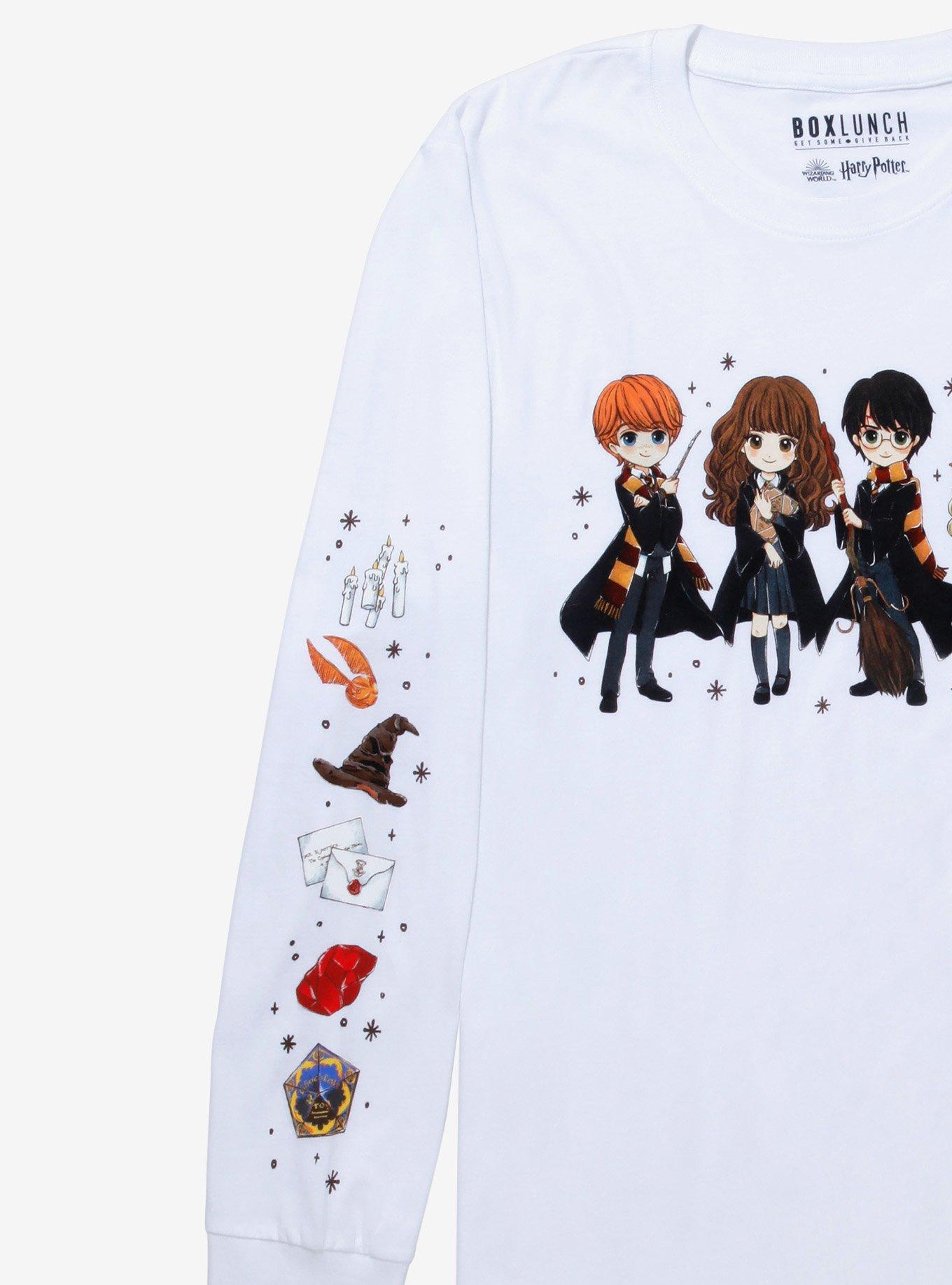 Harry Potter Chibi Characters Women's Long Sleeve T-Shirt - BoxLunch Exclusive, , alternate