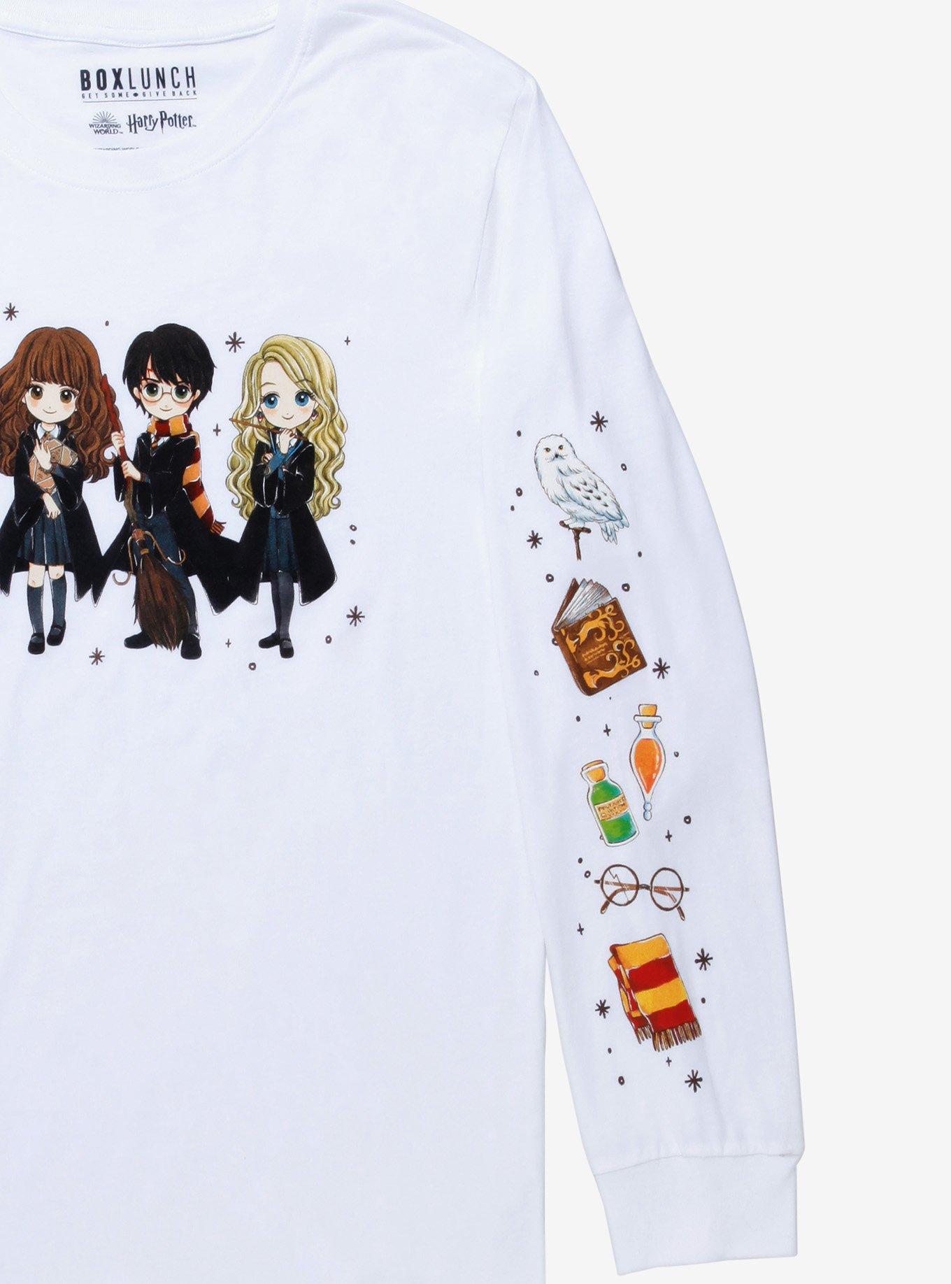 Harry Potter Chibi Characters Women's Long Sleeve T-Shirt - BoxLunch Exclusive, , alternate