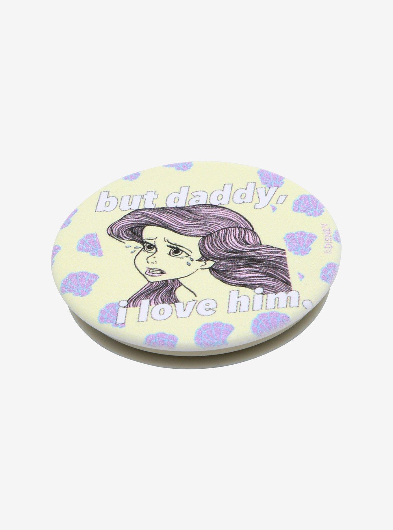 PopSockets Disney The Little Mermaid Daddy I Love Him Phone Grip & Stand, , alternate