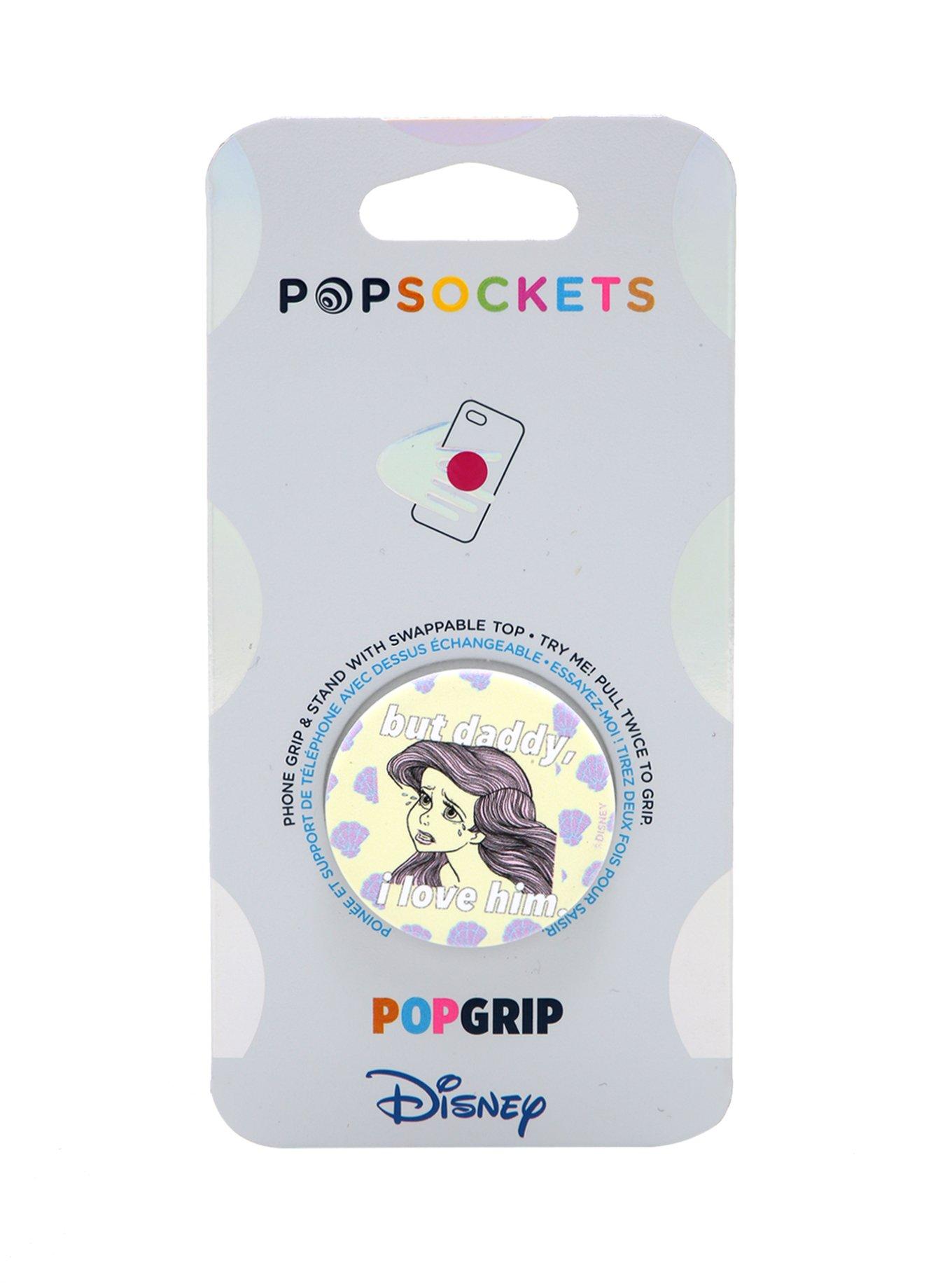 PopSockets Disney The Little Mermaid Daddy I Love Him Phone Grip & Stand, , alternate