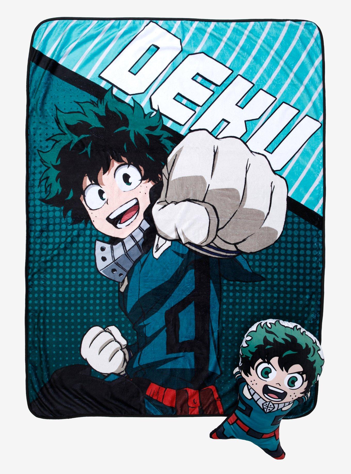 My Hero Academia Deku Pillow & Throw Blanket Set, , alternate