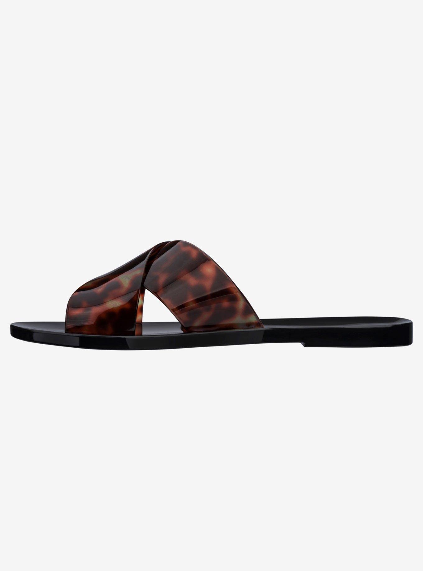 Melissa Essential Slide Black Tortoise, BLACK, alternate