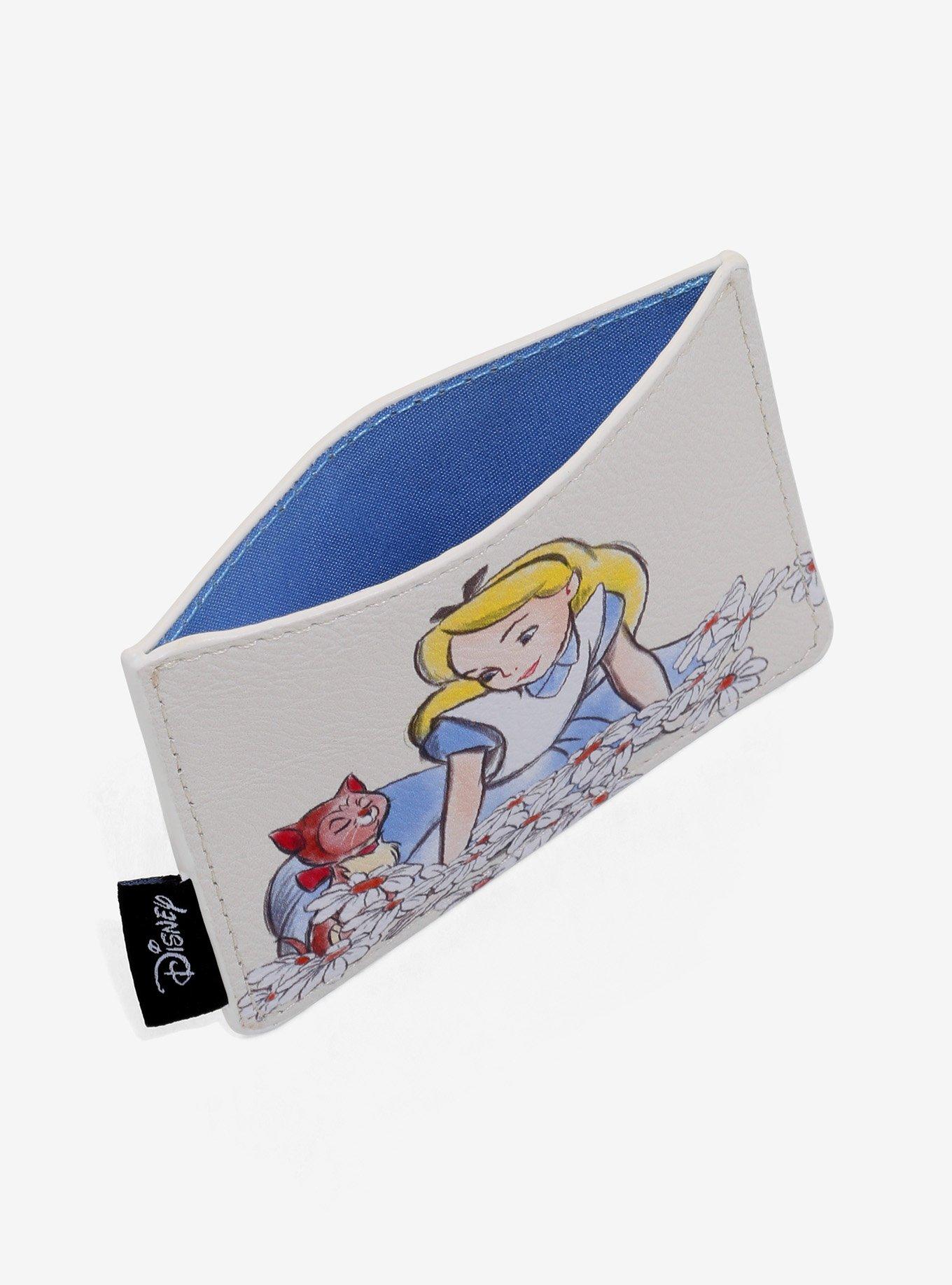 Loungefly Disney Alice In Wonderland Alice & Dinah Sketch Cardholder, , alternate