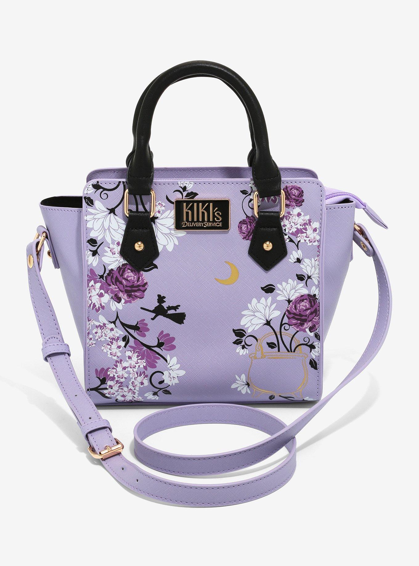 Studio Ghibli Kiki's Delivery Service Floral Satchel Bag, , alternate