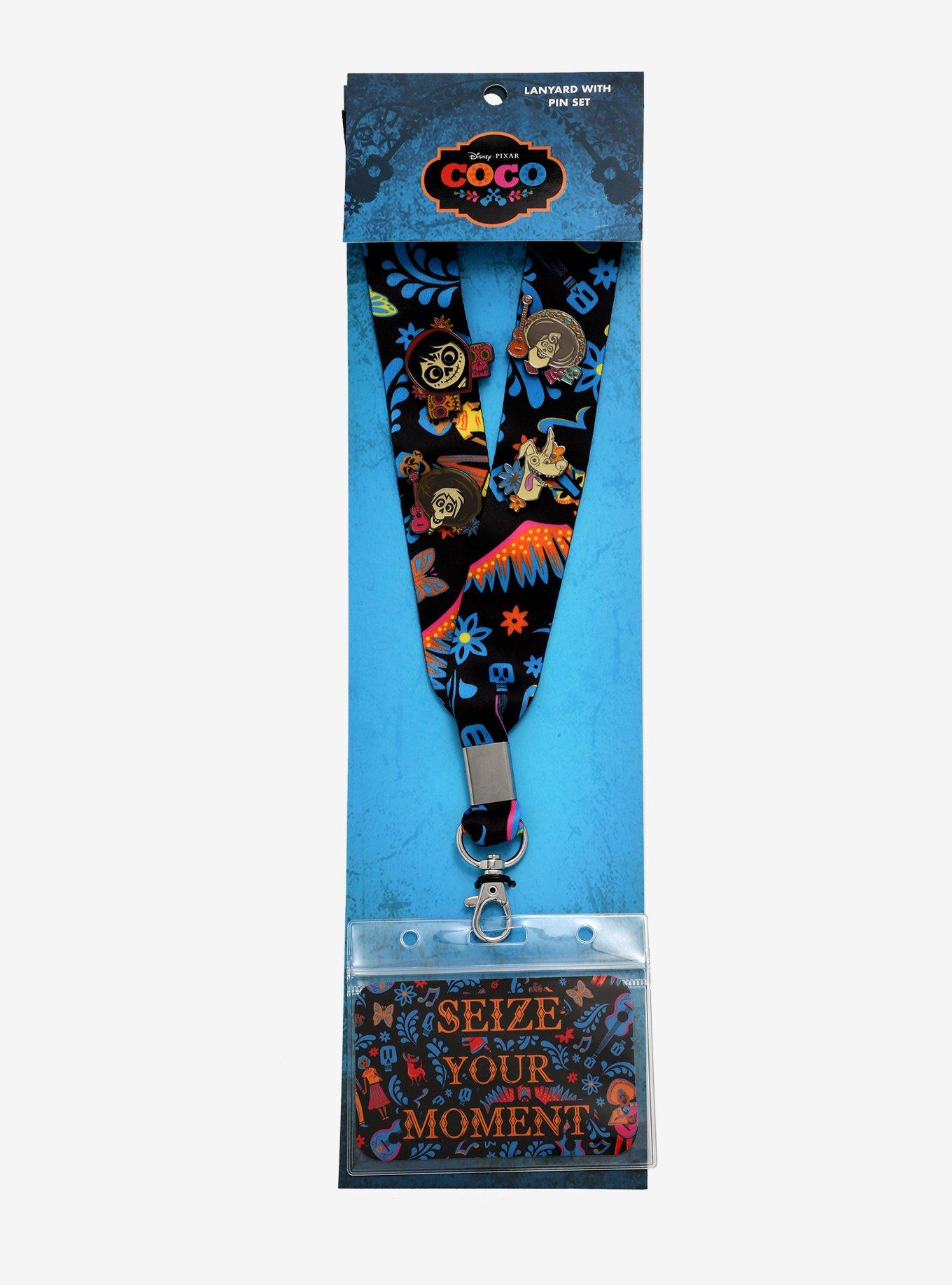 Loungefly Disney Pixar Coco Lanyard & Pin Set, , alternate