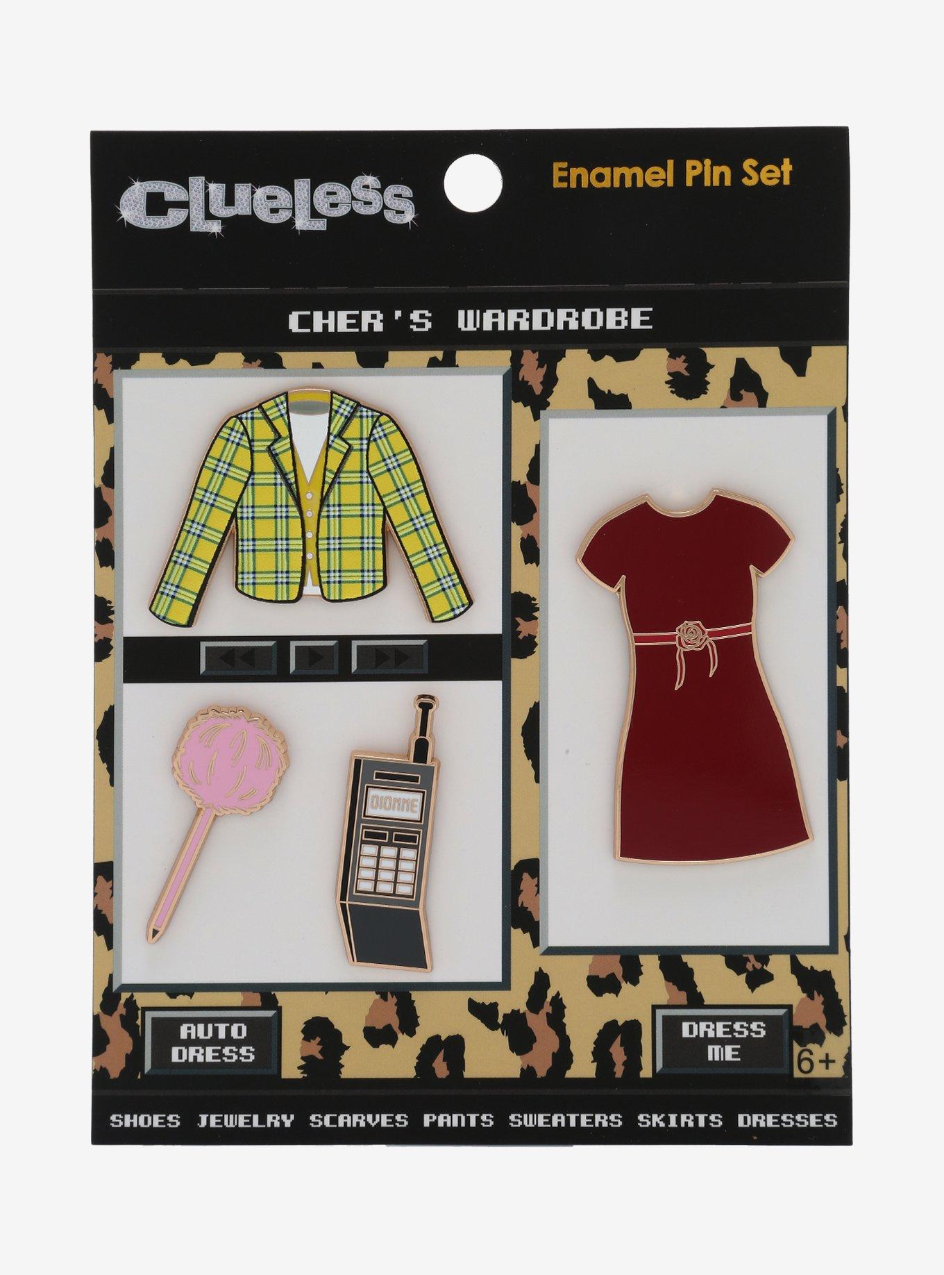 Loungefly Clueless Cher Enamel Pin Set, , alternate