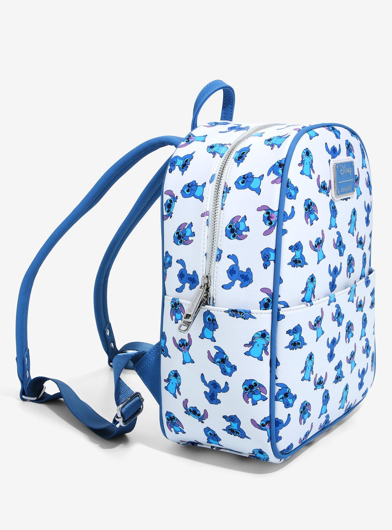 Loungefly Disney Lilo & Stitch Poses Allover Print Mini Backpack - BoxLunch Exclusive, , alternate