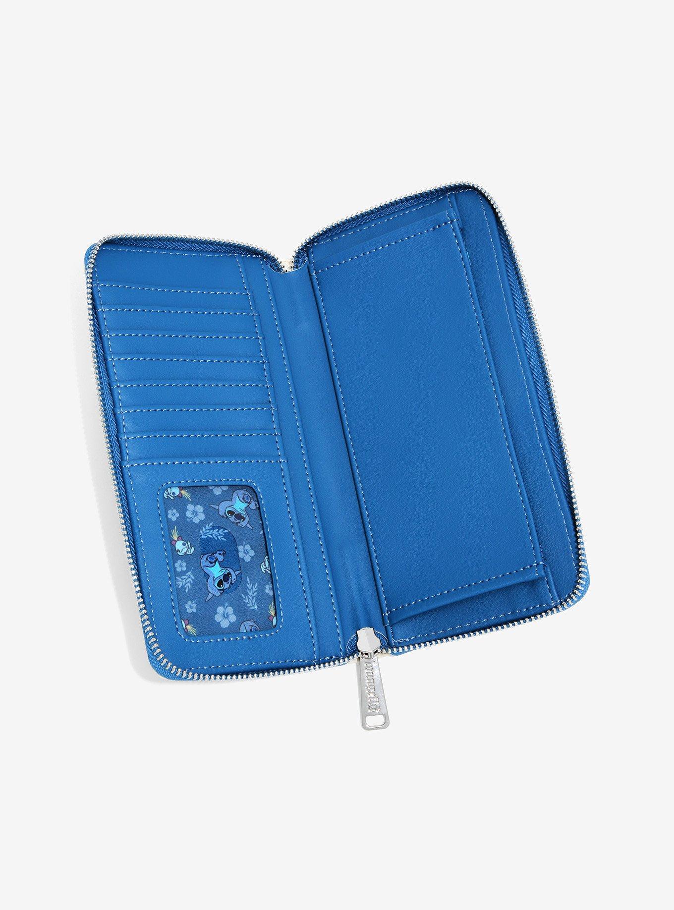 Loungefly Disney Lilo & Stitch Upside Down Zip Wallet - BoxLunch Exclusive, , alternate