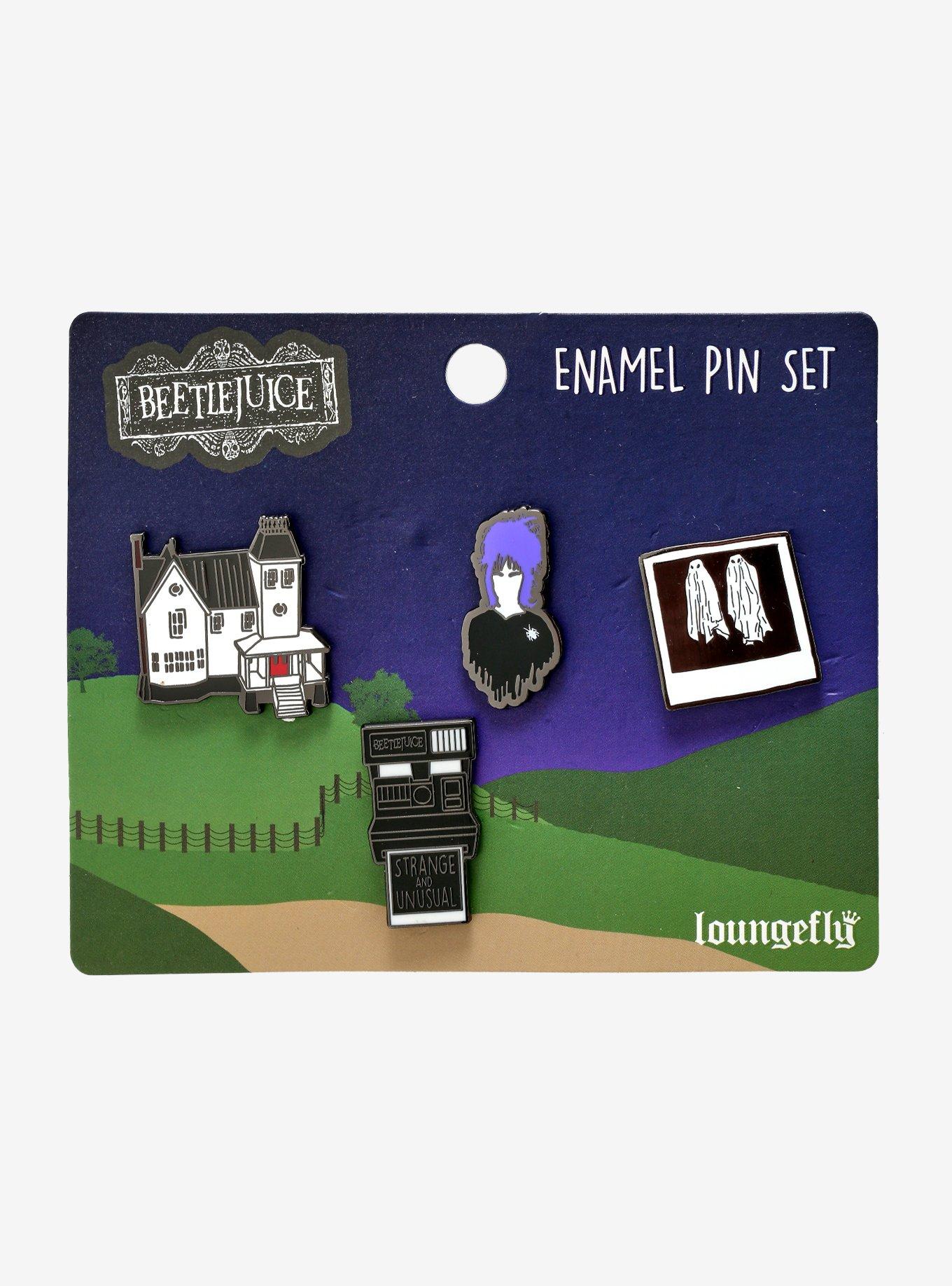 Loungefly Beetlejuice Enamel Pin Set, , alternate