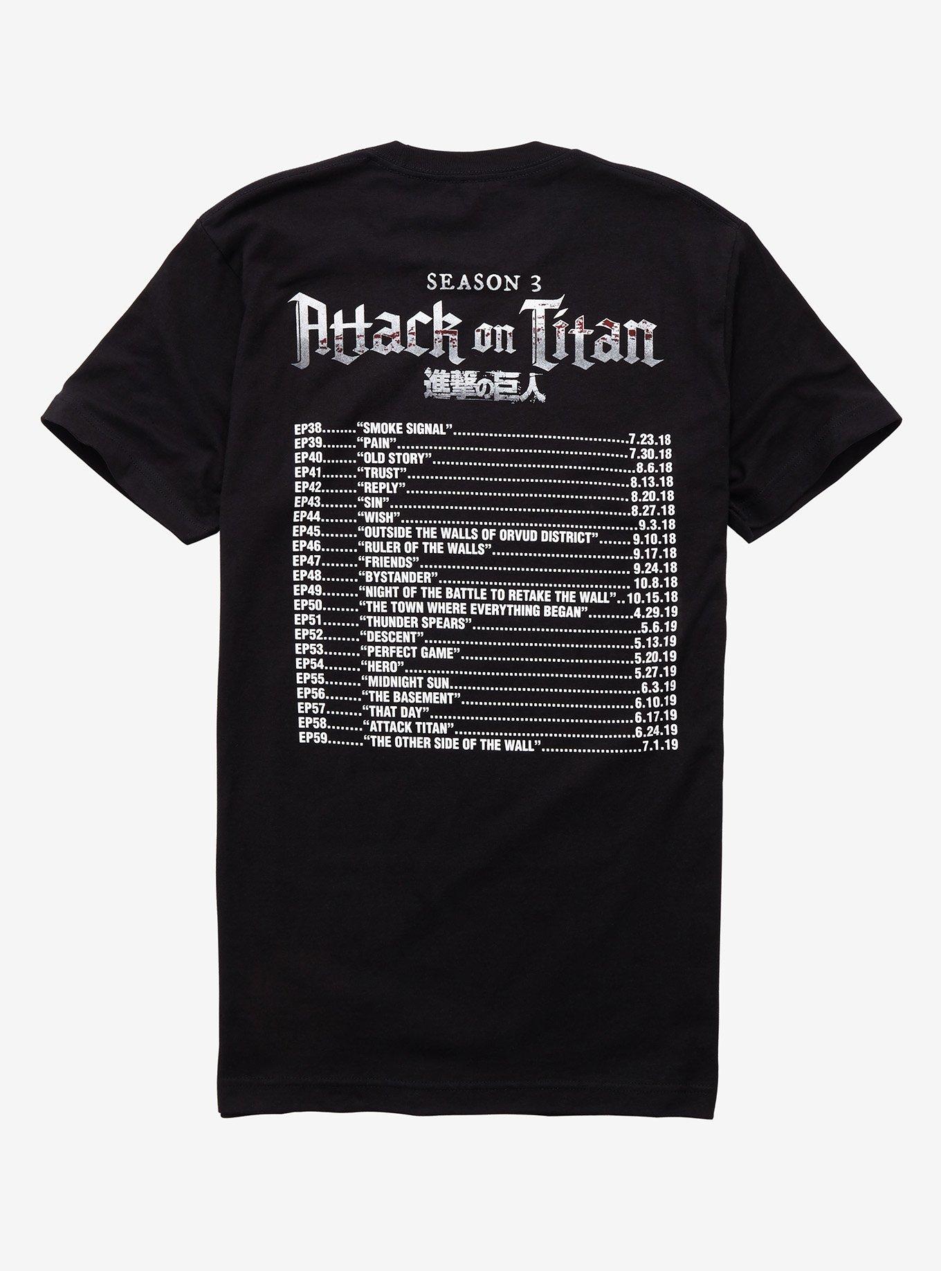 Attack On Titan Final Season Part 3 Vintage T-Shirt - Kaiteez