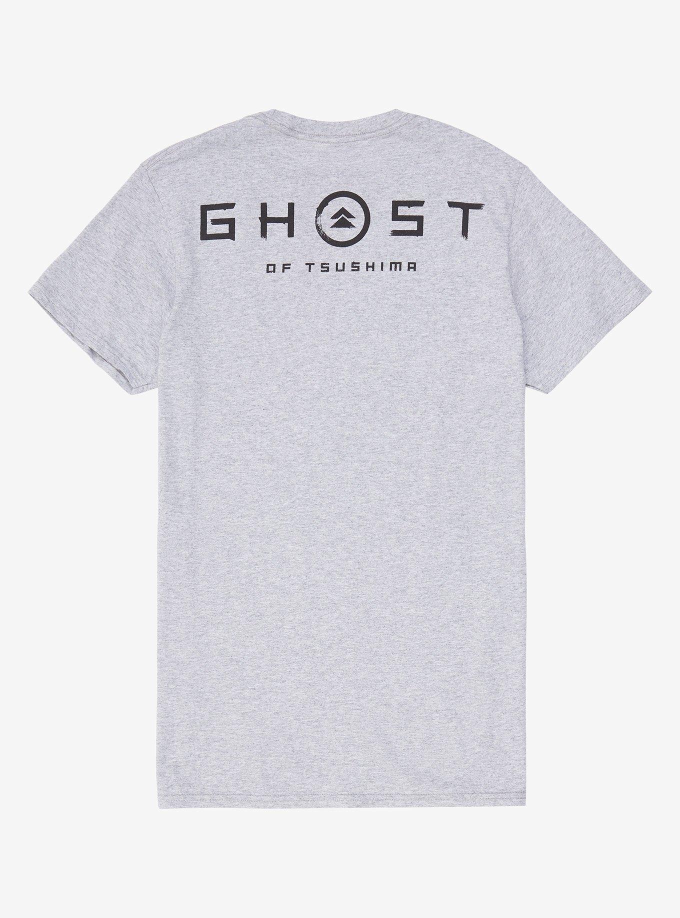 Ghost Of Tsushima Jin Sakai T-Shirt, GREY, alternate