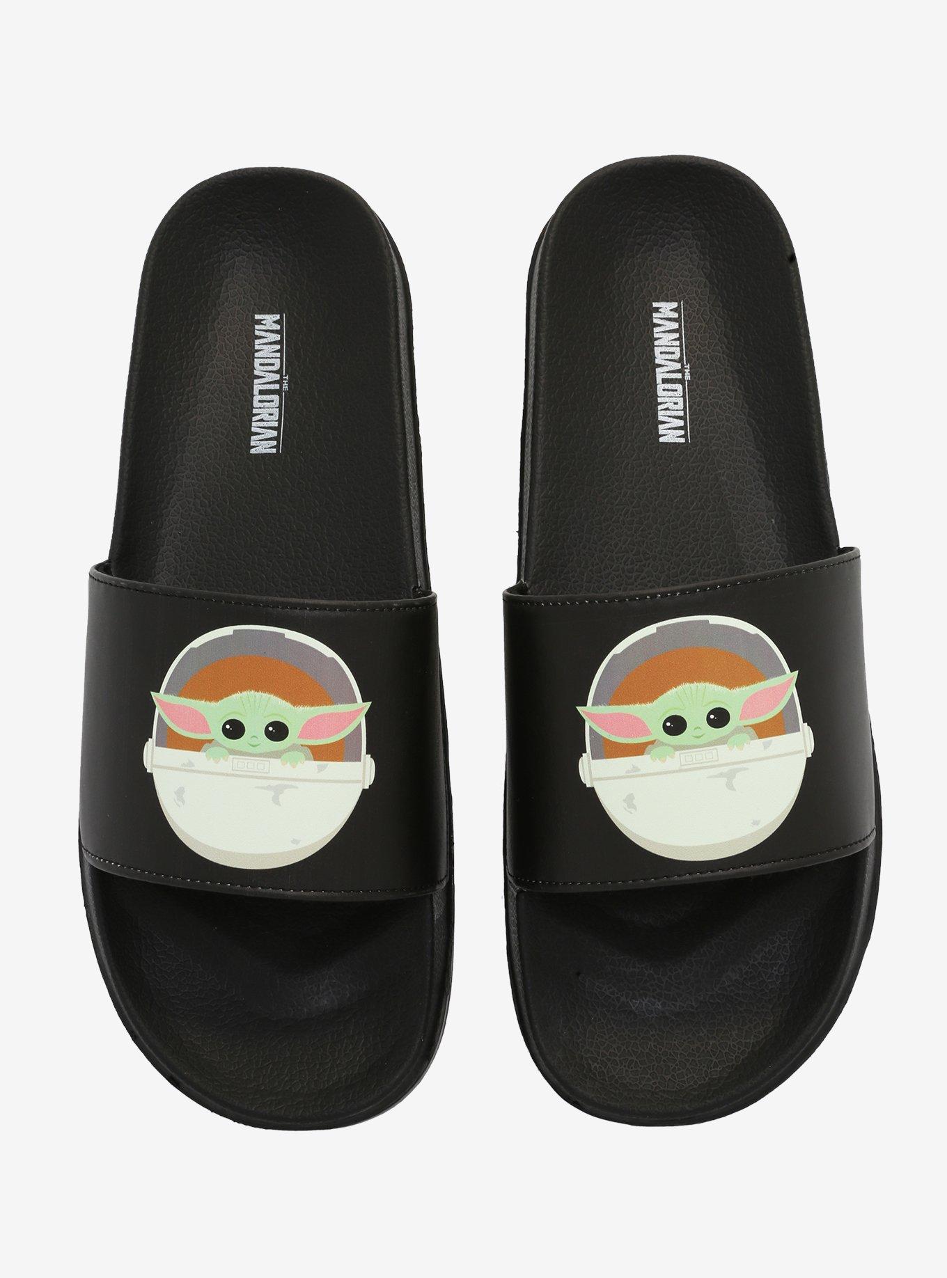 Star Wars The Mandalorian The Child Slide Sandals, MULTI, alternate