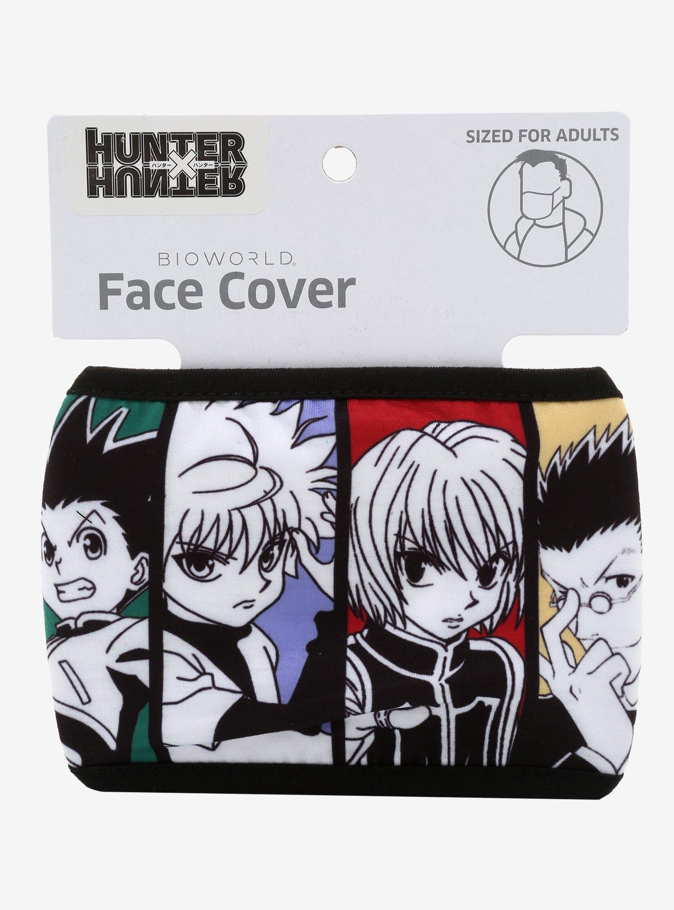Hunter X Hunter Character Panel Fashion Face Mask, , alternate