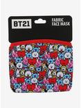 BT21 Character Group Fashion Face Mask, , alternate