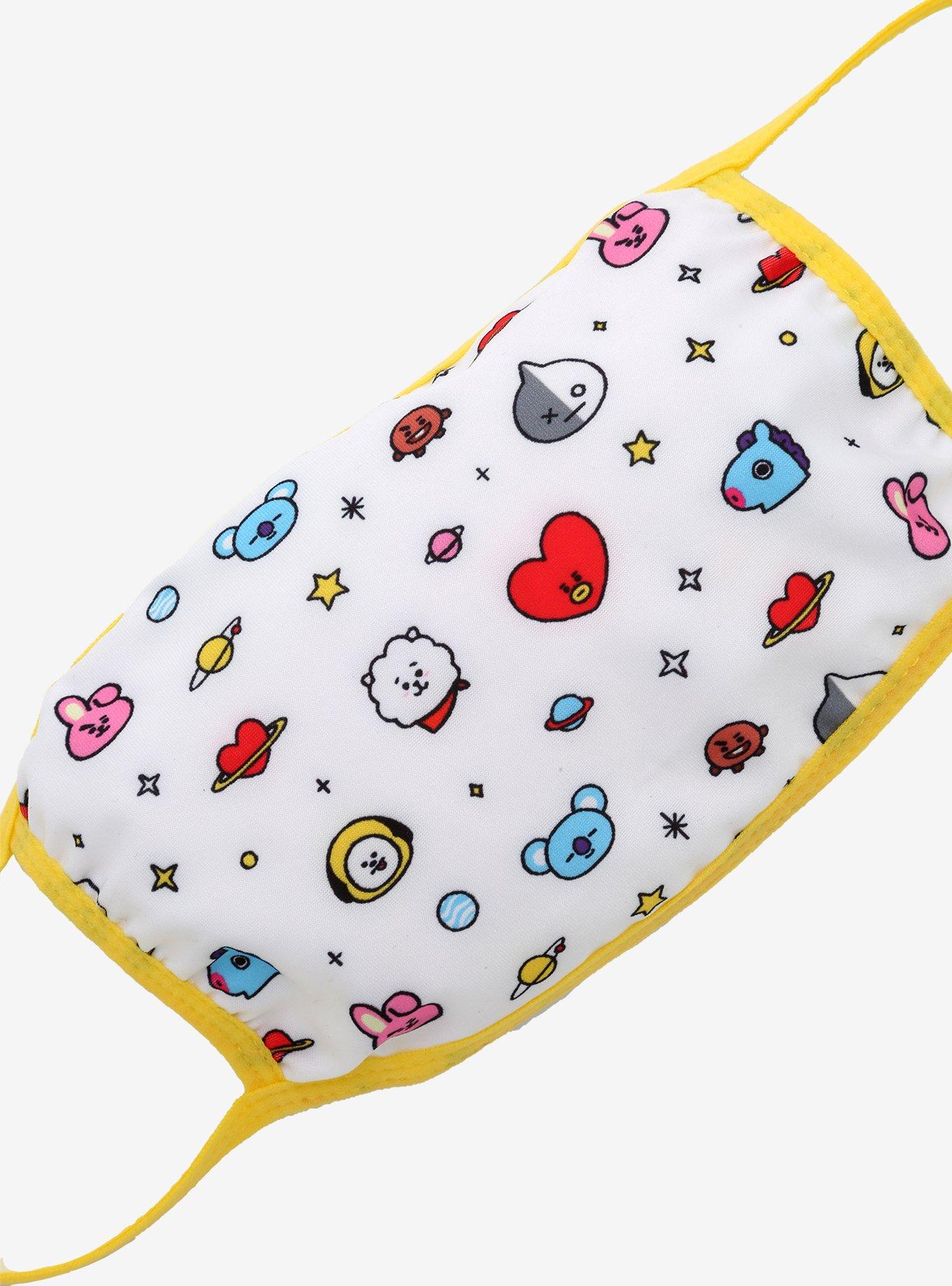 BT21 Characters & Stars Fashion Face Mask, , alternate