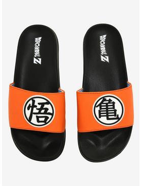 Dragon Ball Z Goku Kanji Slide Sandals, , hi-res