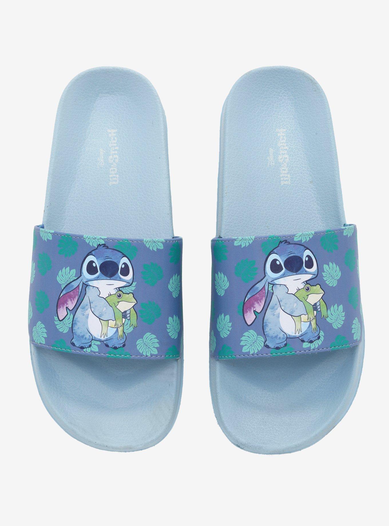 Disney Lilo & Stitch Frog Stitch Slide Sandals, MULTI, alternate