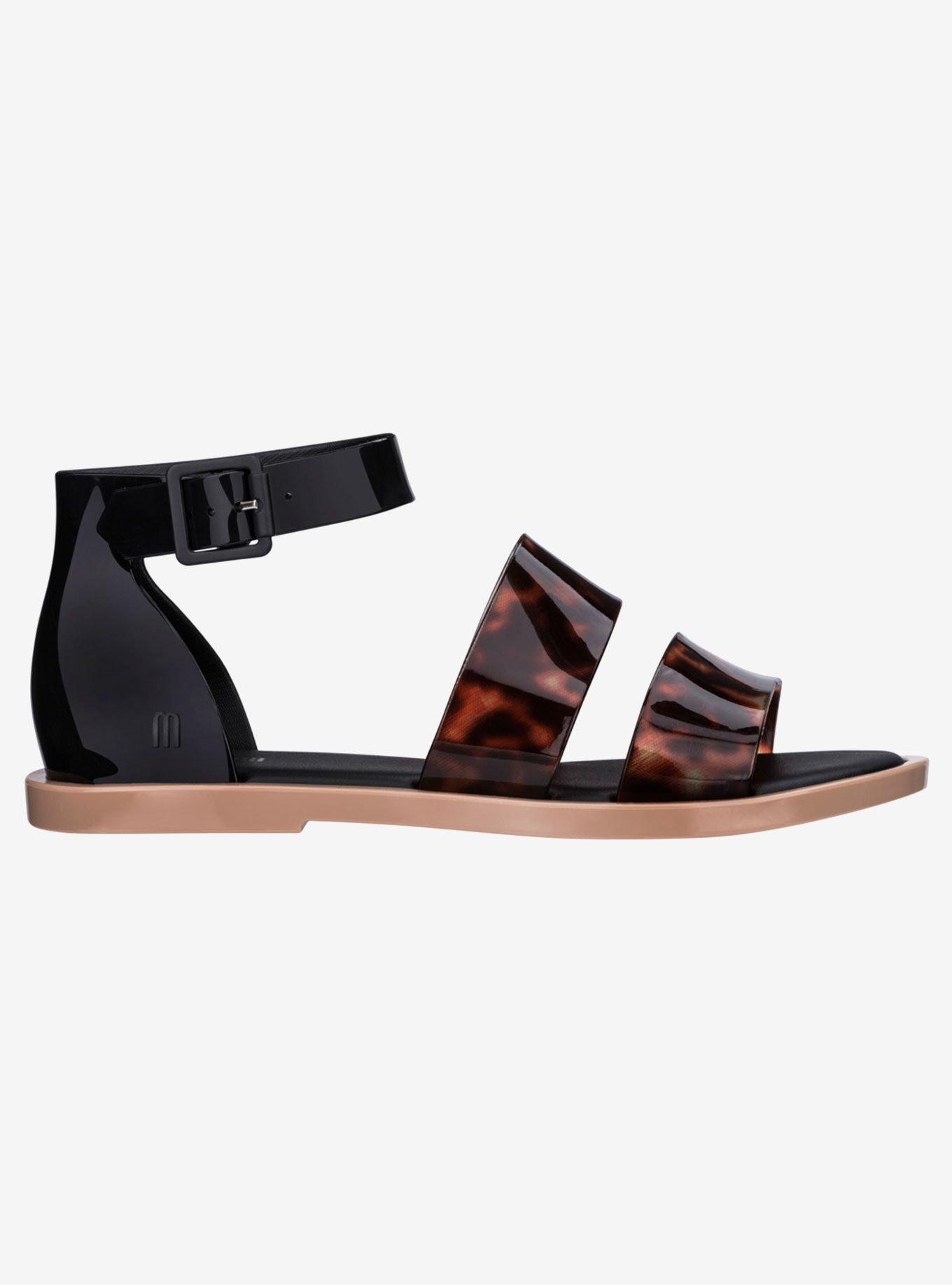 Melissa Model Sandal Black Tortoise, BLACK, alternate