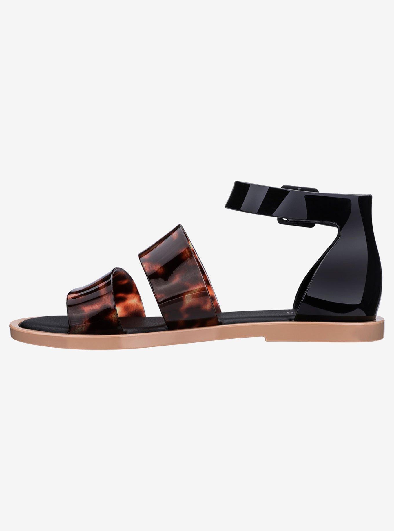 Melissa Model Sandal Black Tortoise, BLACK, alternate
