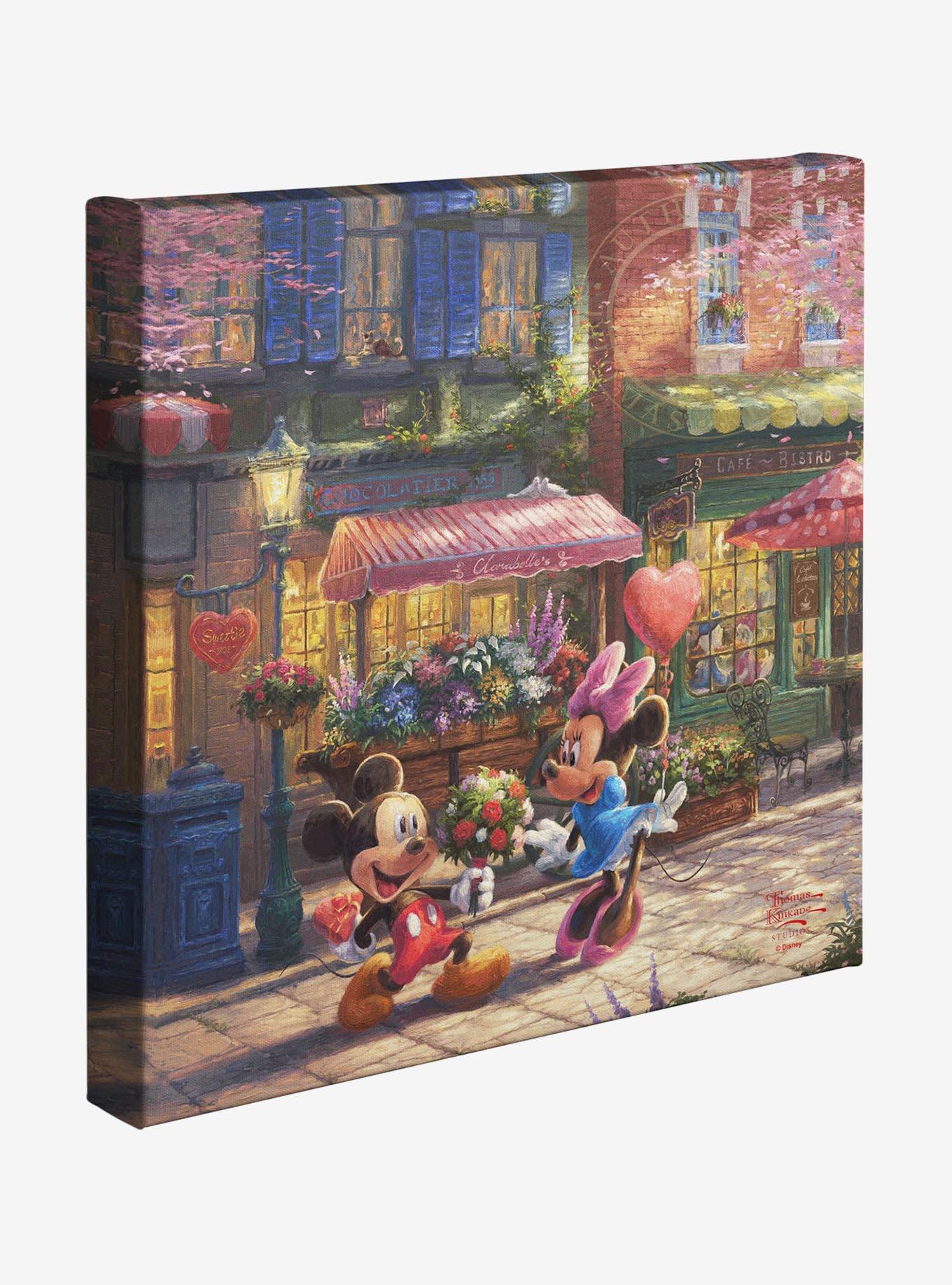 Disney Mickey and Minnie Sweetheart Cafe Gallery Wrapped Canvas, , hi-res