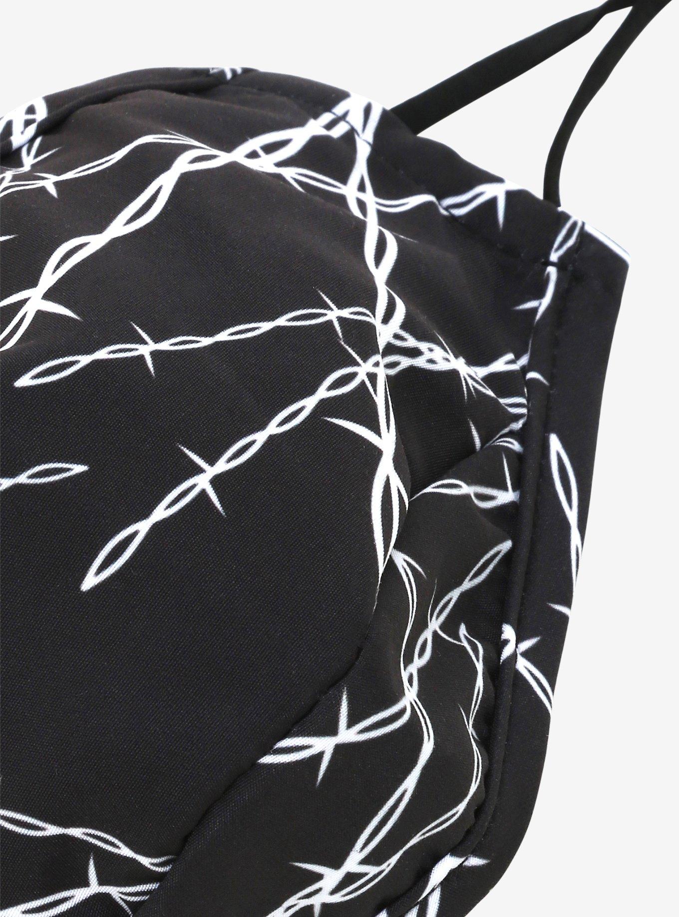 Barbed Wire Fashion Face Mask, , alternate