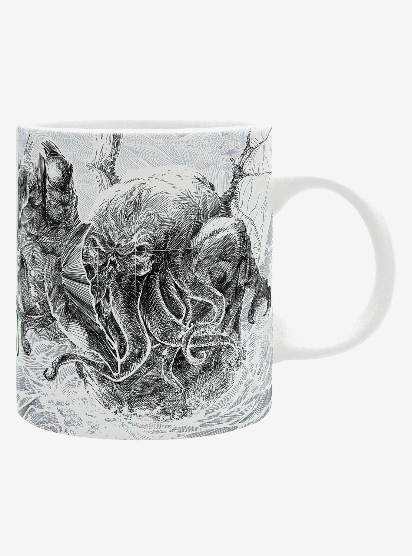 H.P. Lovecraft Cthulhu Journal Keychain And Mug 3-Piece Set, , alternate