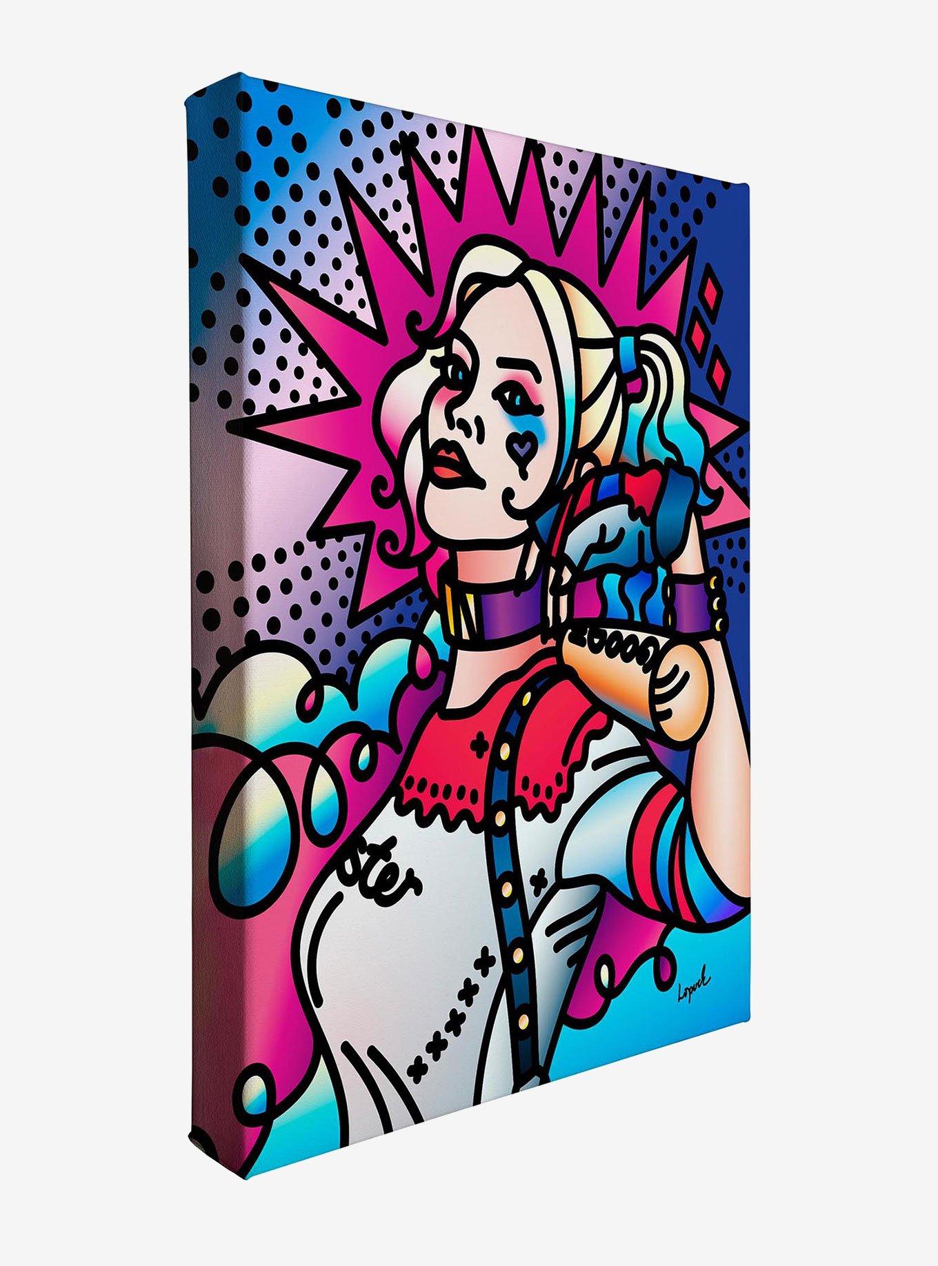 DC Comics Harley Quinn by Lisa Lopuck Gallery Wrapped Canvas, , hi-res
