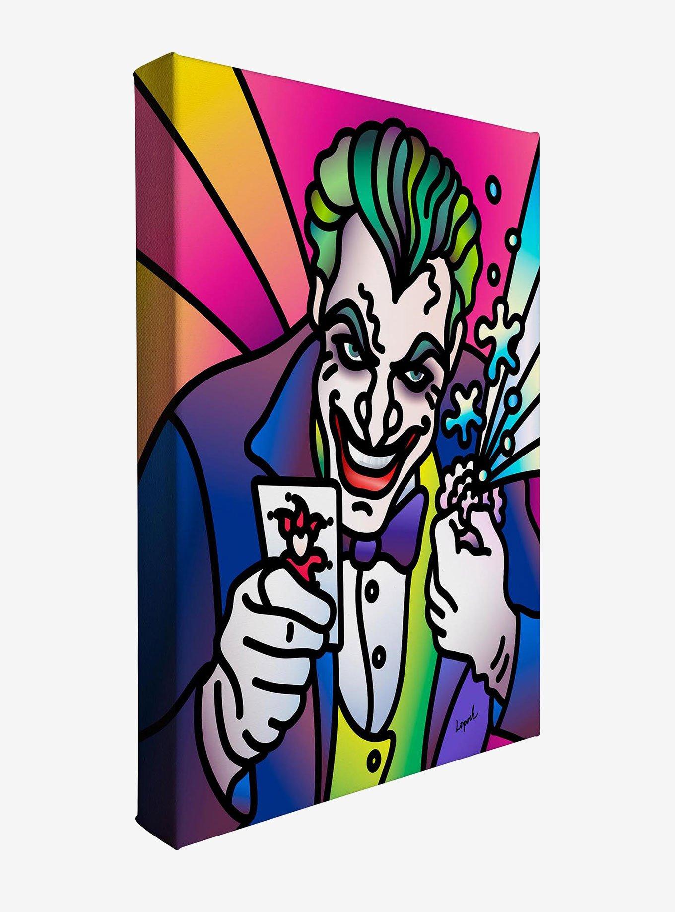 DC Comics The Joker by Lisa Lopuck Gallery Wrapped Canvas, , alternate