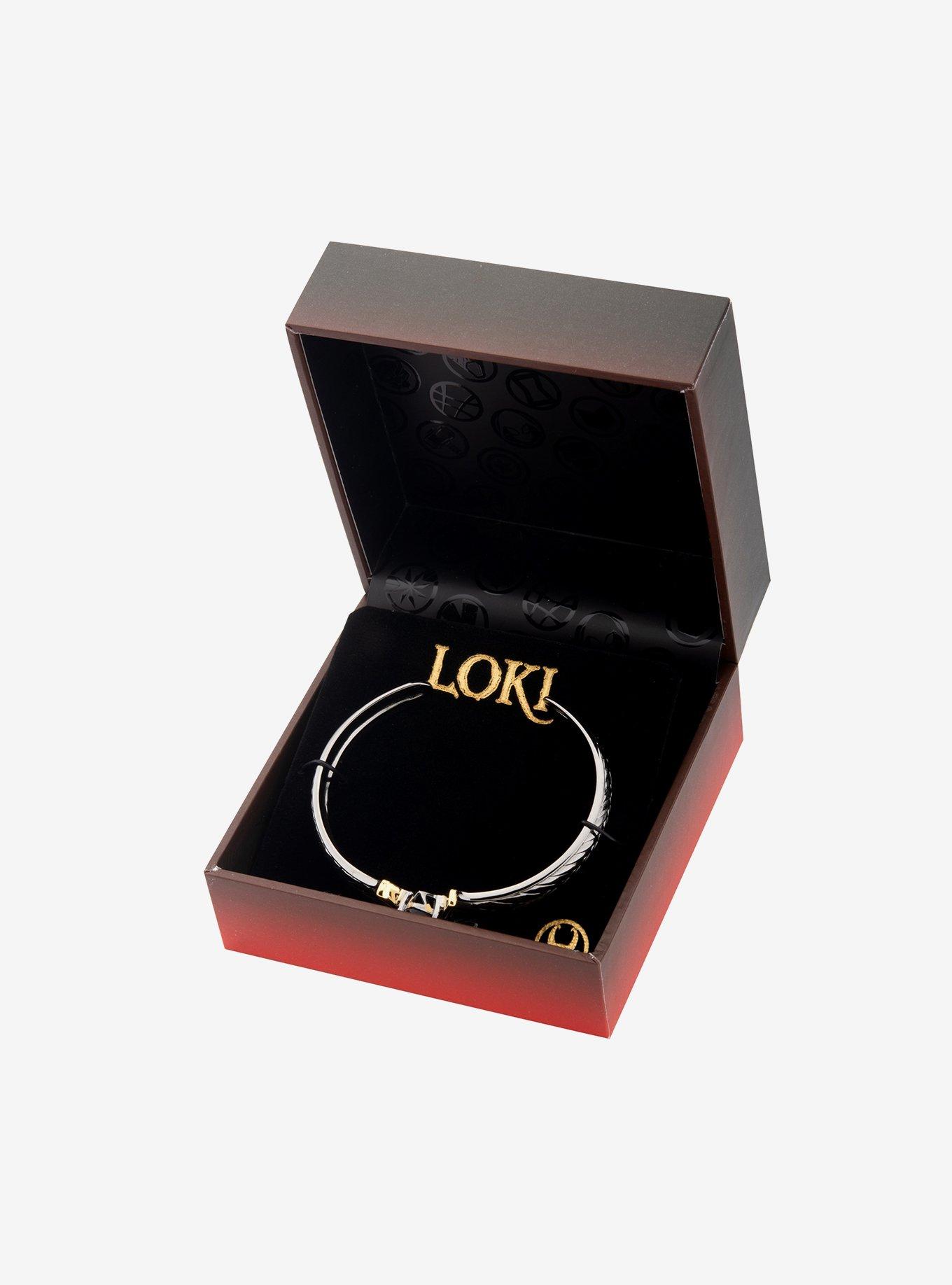 Marvel X RockLove Loki Chevron Cuff Bracelet, , alternate