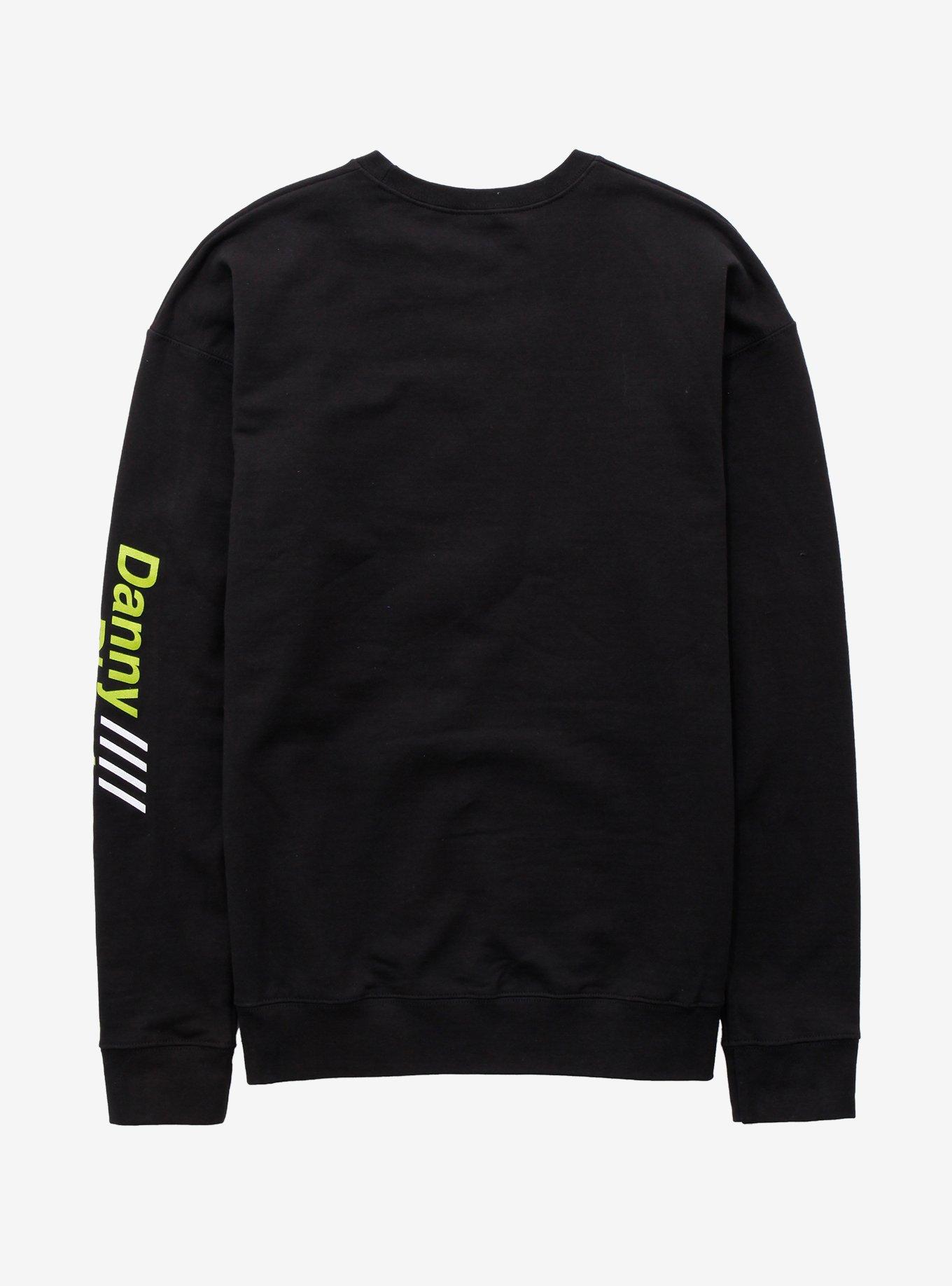 Danny Phantom Ghost Crewneck - BoxLunch Exclusive, BLACK, alternate