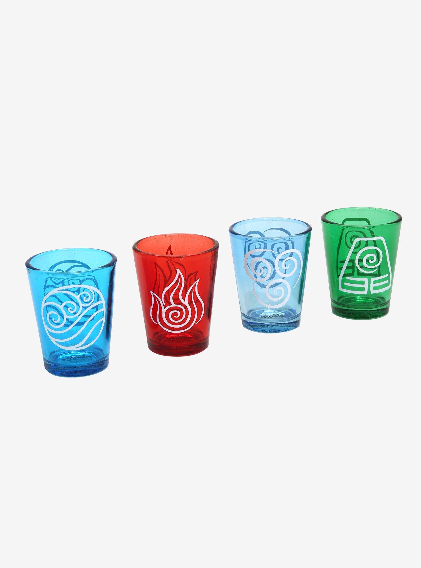 Avatar: The Last Airbender Elements Mini Glass Set - BoxLunch Exclusive, , alternate
