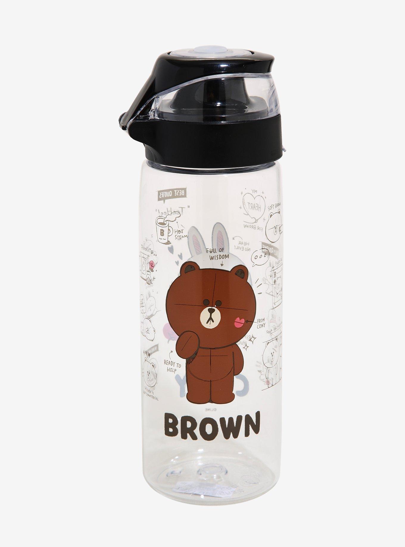 LINE FRIENDS BROWN & CONY Water Bottle, , alternate